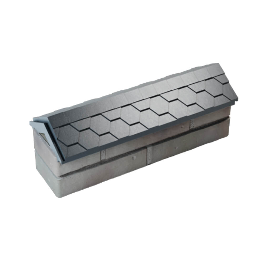 Парапет Zking Эверест Серый с посадкой на 0.5 кирпича (130мм) в Серпухове фото